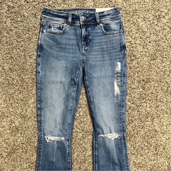 American Eagle low-rise kick boot next level stretch NWT size 00 - Picture 8 of 11